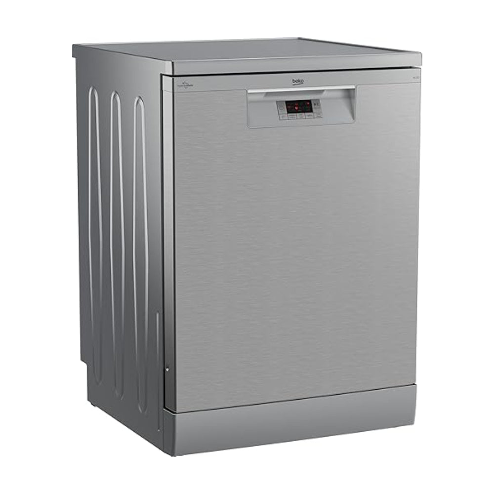 Beko Dishwasher 60 Cm 5 Programs 14 Persons Silver BDFN15420S0. Beko Dishwasher 60 Cm 5 Programs 14 Persons Silver BDFN15420S0.